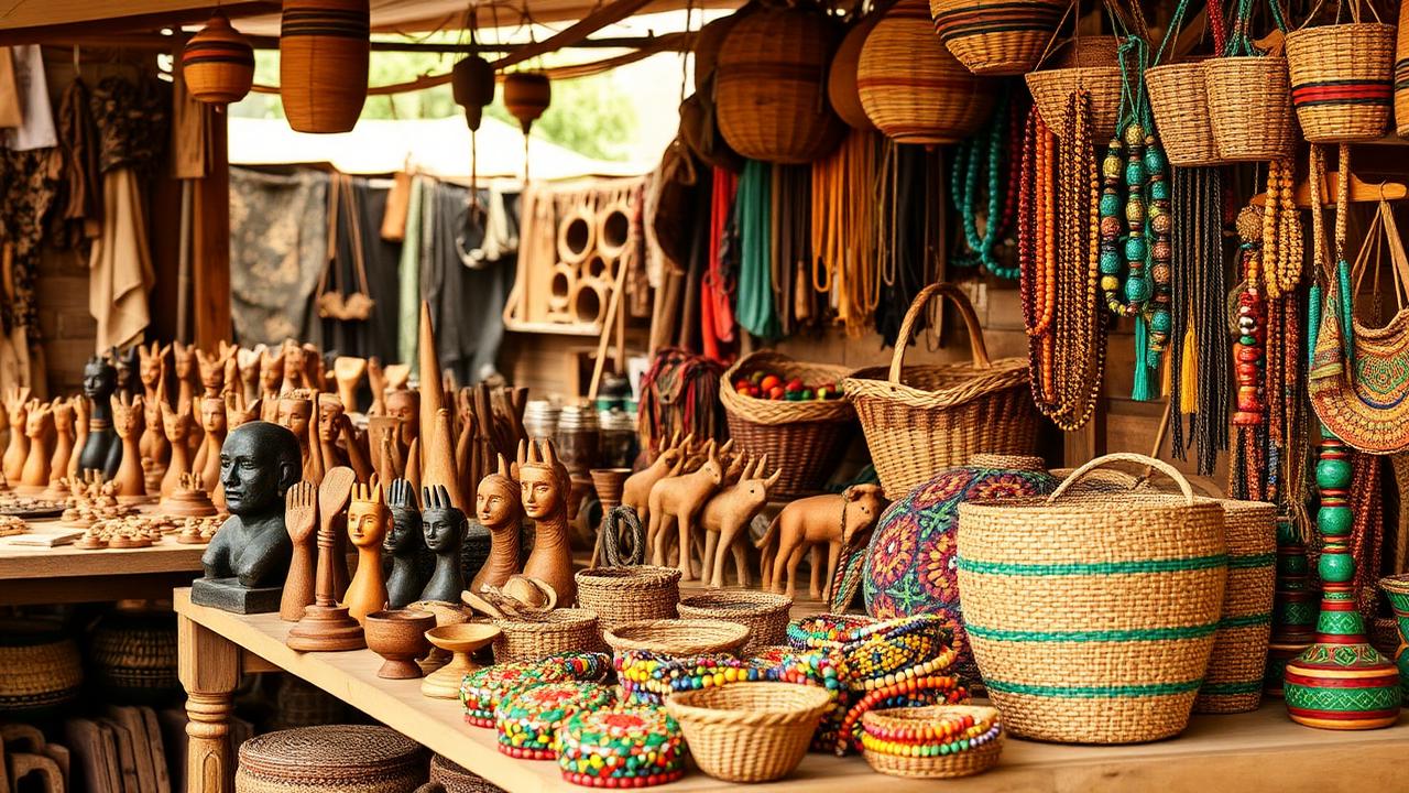 African crafts market